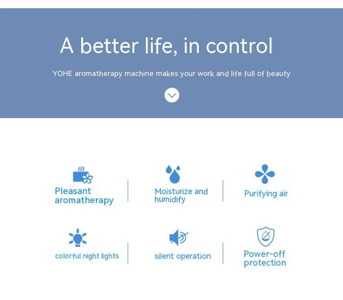 Creative USB Aromatherapy Humidifier Colorful Fragrance Lamp